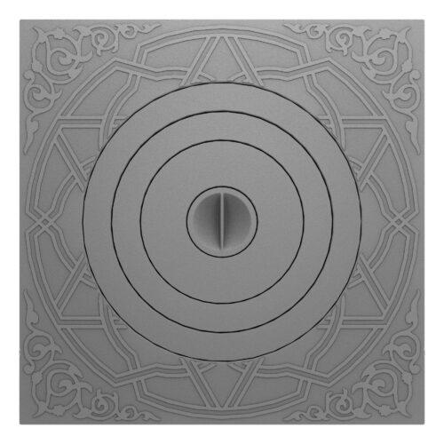 Печная плита П1-10, RL13 (700х700х26,5 мм)