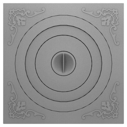 Печная плита П1-6 RL04 (600х600х26,5 мм)