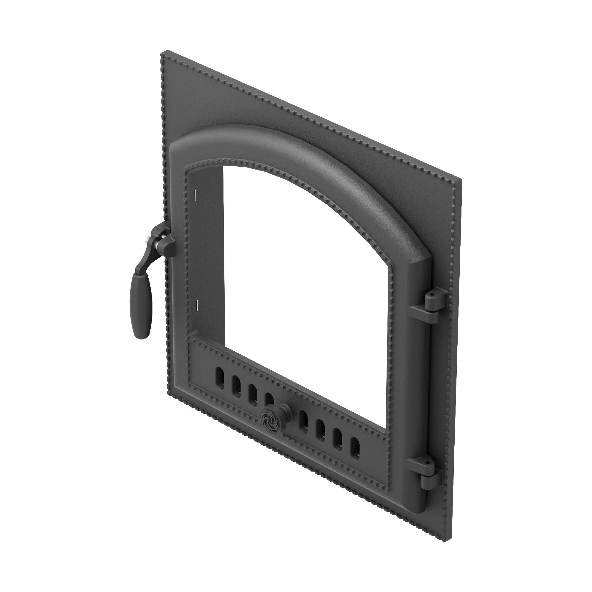 Дверка топочная каминная ДКГ-7С, без стекла — изображение 7