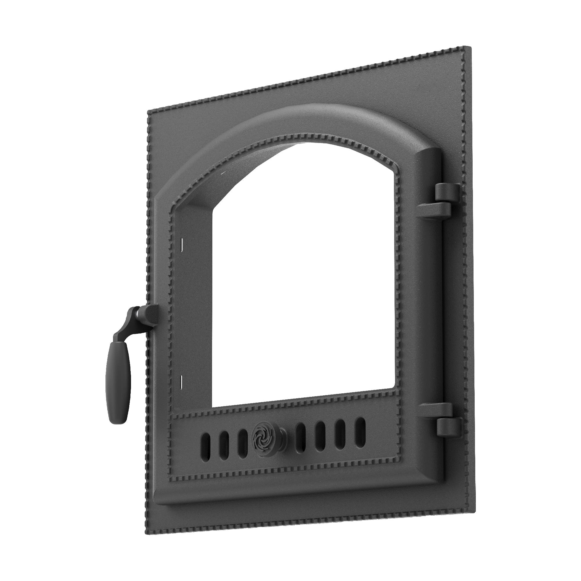 Дверка топочная каминная ДКГ-7С, без стекла — изображение 8