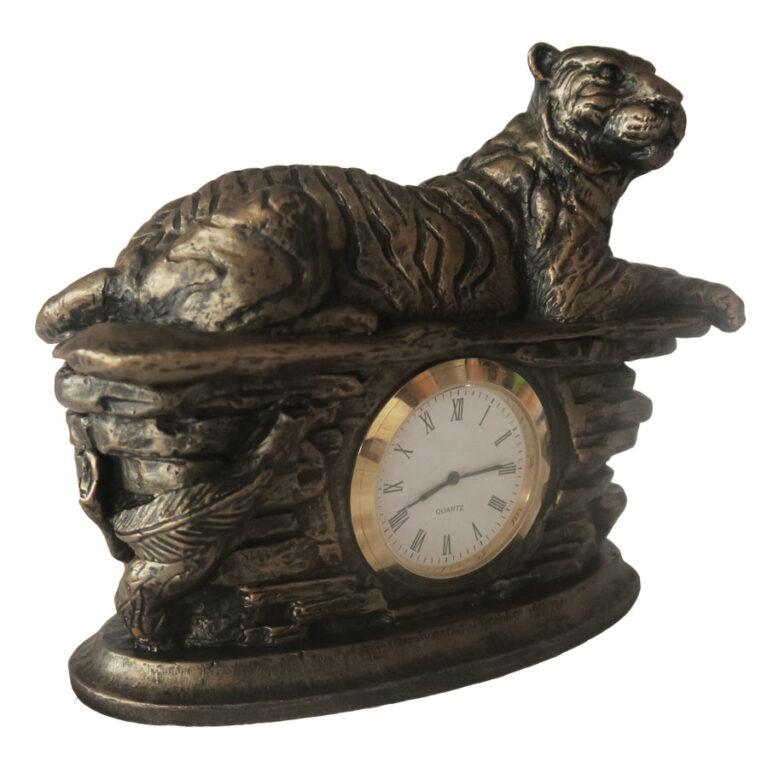 Чугунные часы. Каминные часы из чугуна. Шкатулка-часы "тигр". Часы "Тигрёнок". Чугунные часы настенные.