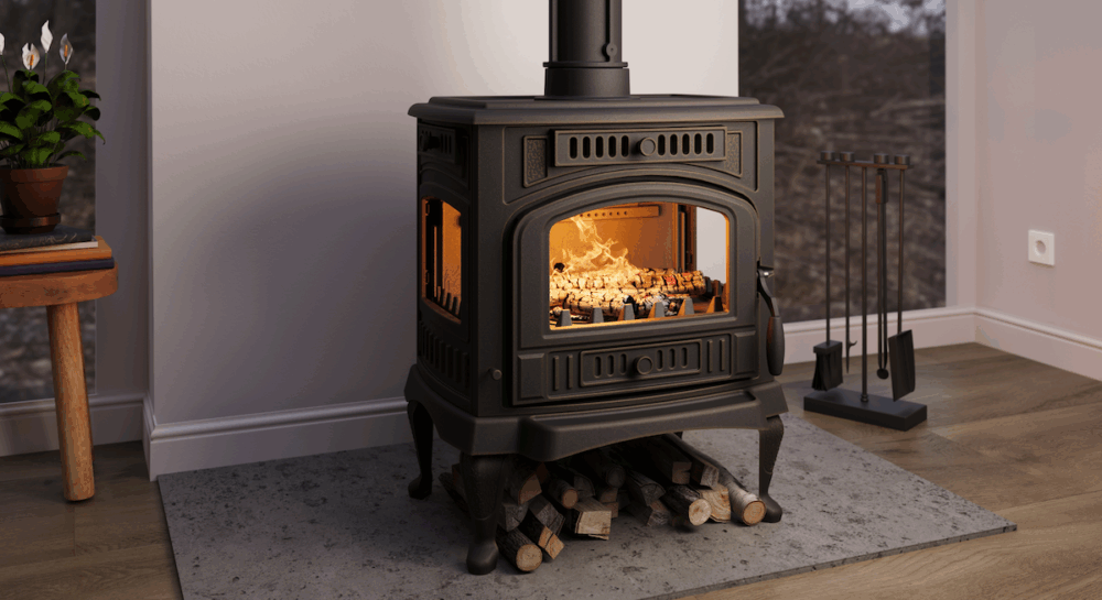 Печь-камин ПМЧ-13С «Сибирский ЖАР»