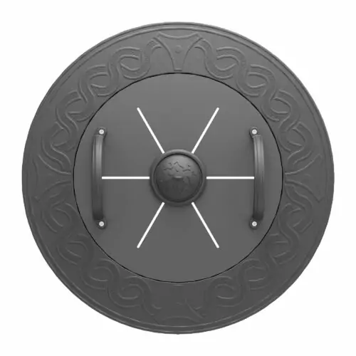 Печная круглая плита ПК-600 c КШ-400, RL38 (Ø600х100)