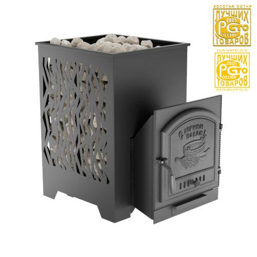 Печь банная 28 "Сибирский ПАР" ПБЧ-КПБ-2.ДКГ-7.250