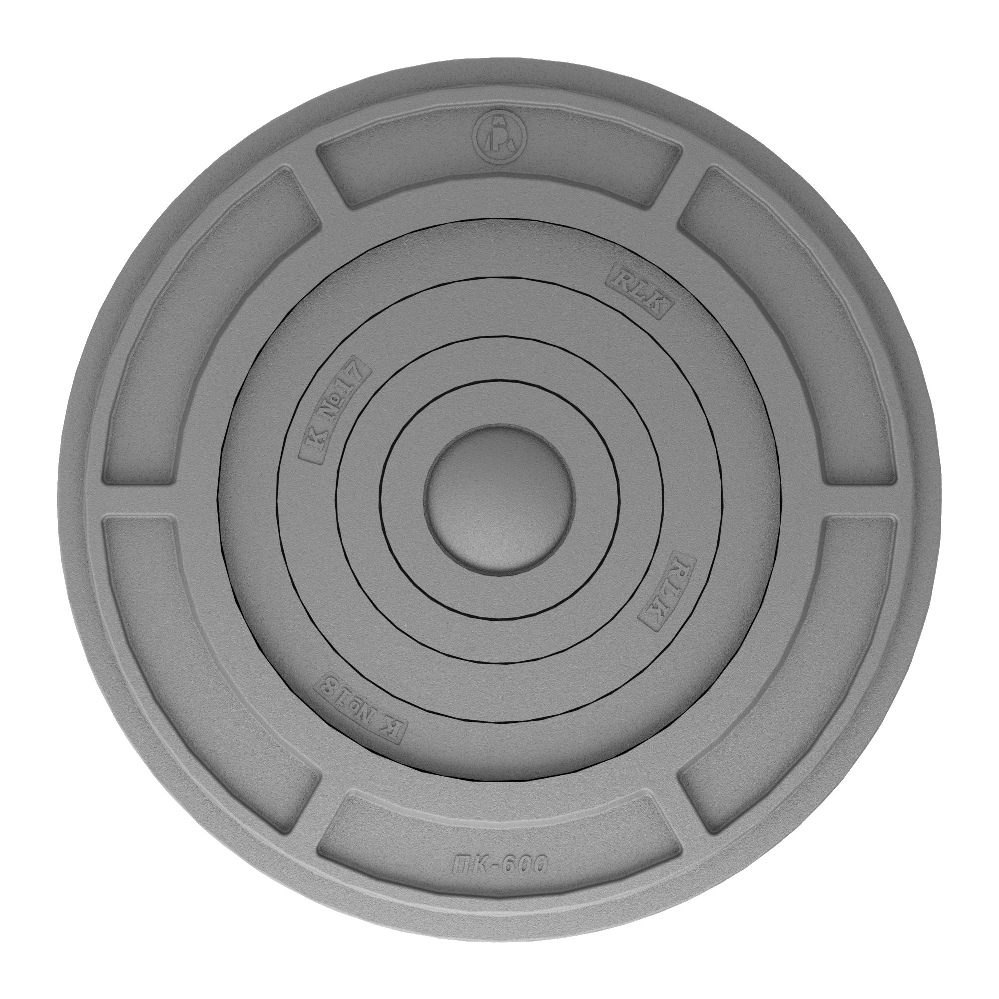 Печная круглая плита ПК-600, RL38 (Ø600х21) — изображение 4