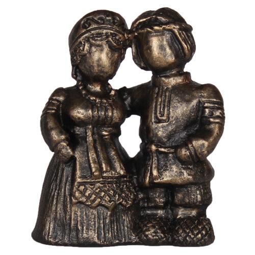 Статуэтка "Два сердца" в патине