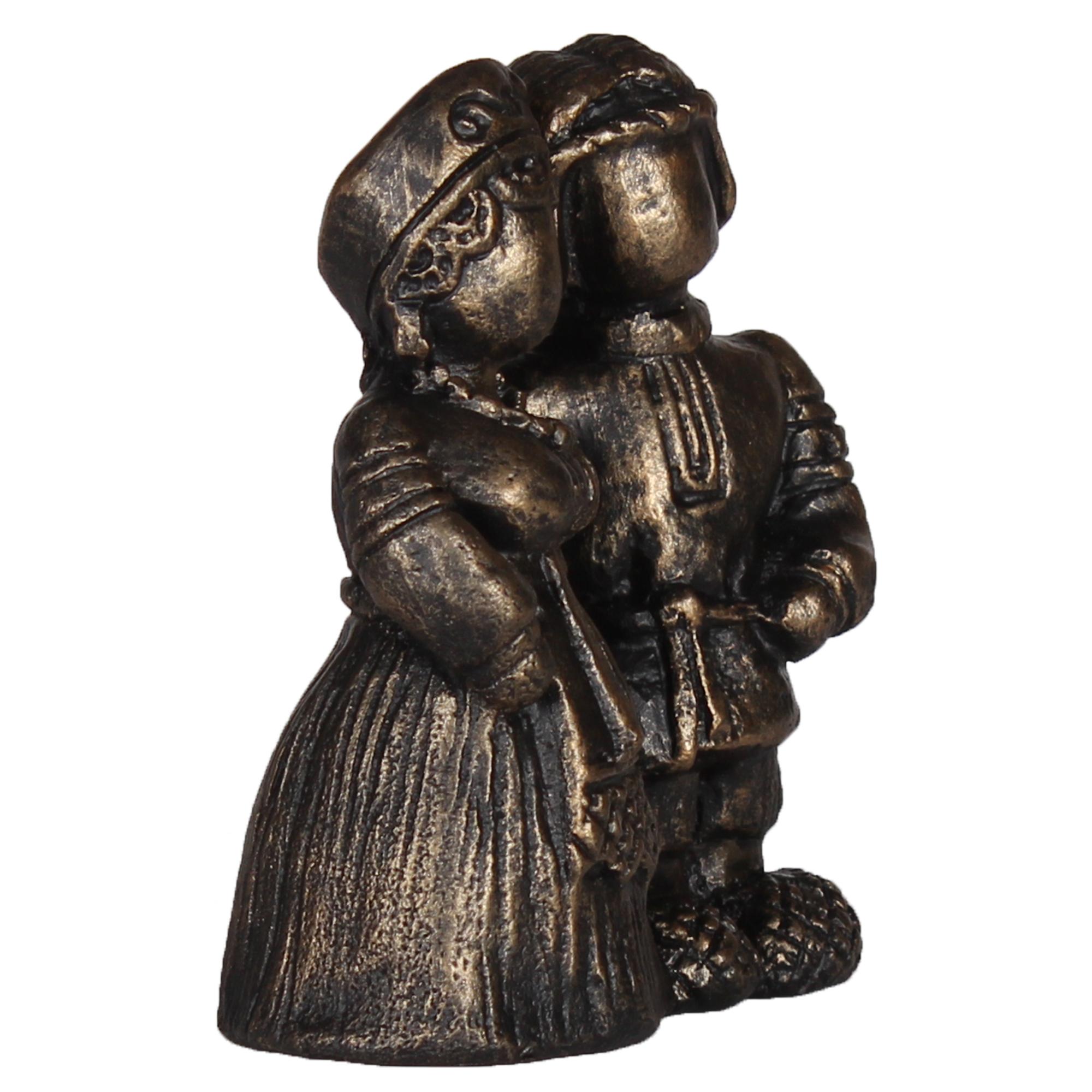 Статуэтка "Два сердца" в патине — изображение 2