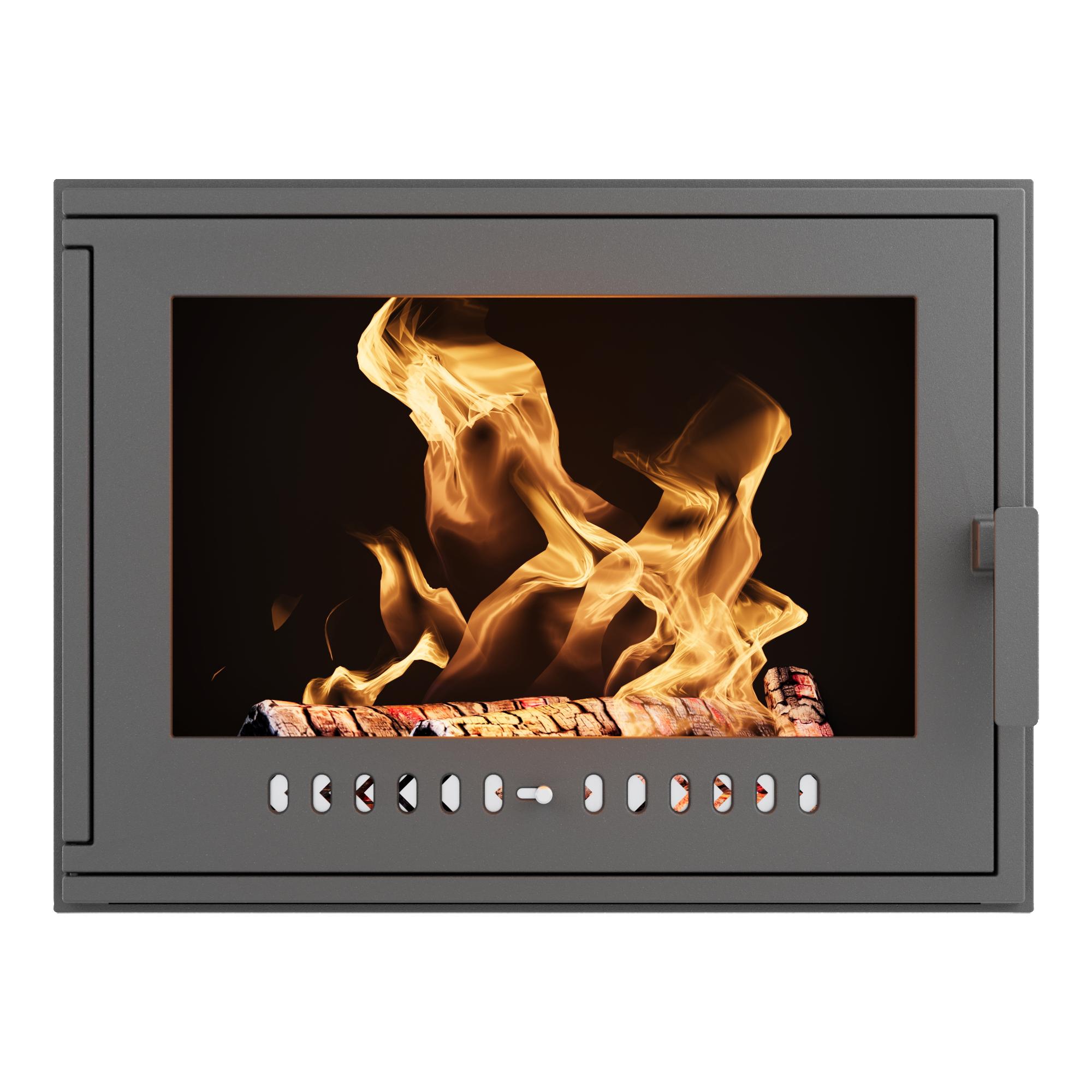 Дверка каминная герметичная ДКГ-11СШ, со стеклом