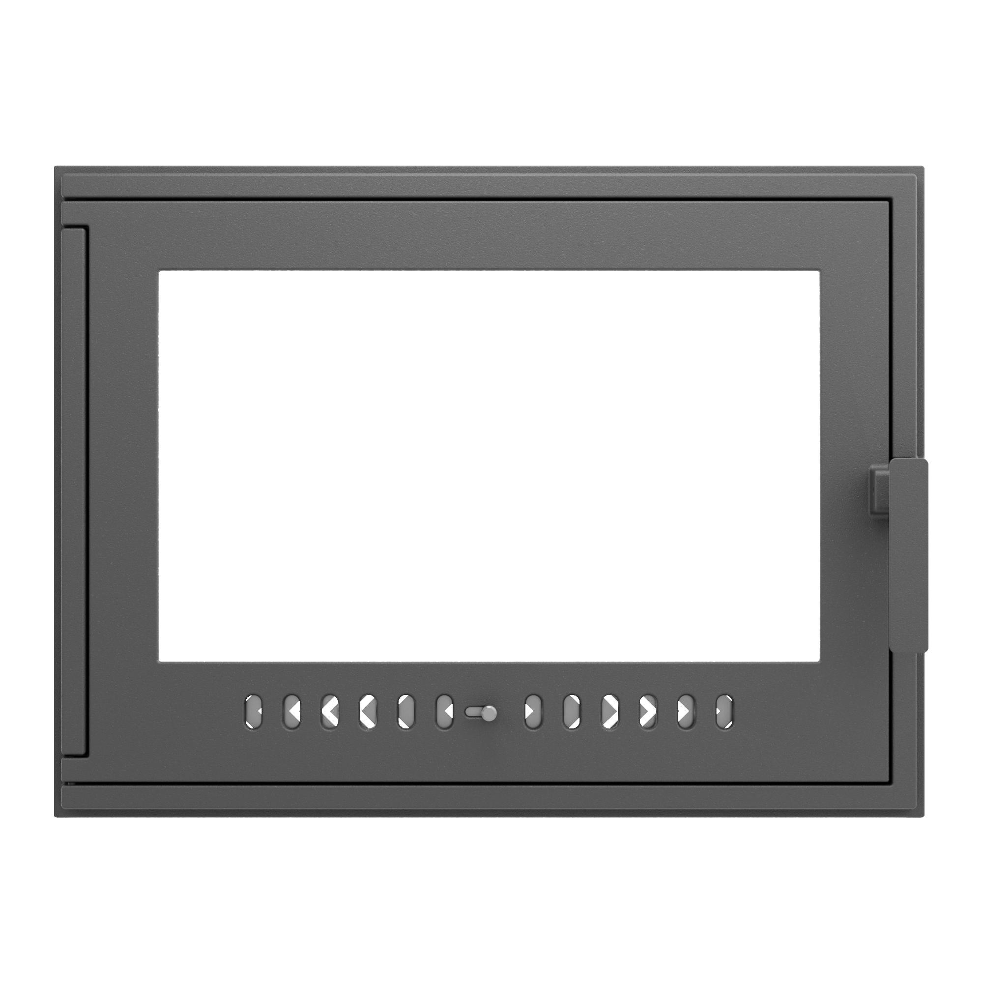 Дверка каминная герметичная ДКГ-11СШ, со стеклом — изображение 2